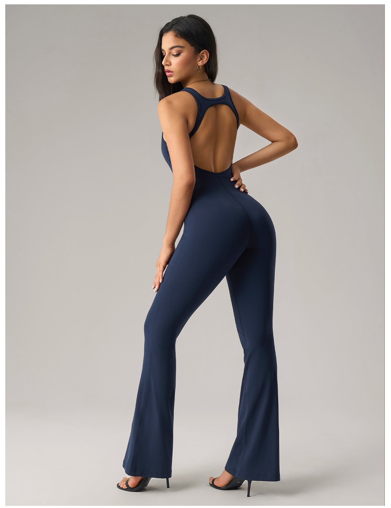Combinaison de Sport Femme Dos Ouvert
