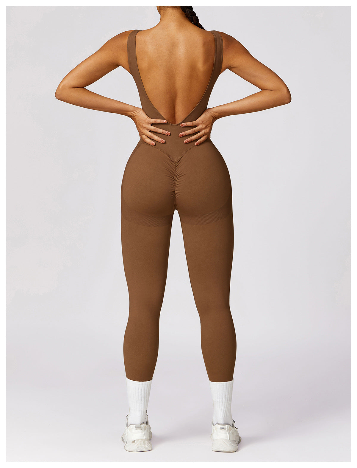 Combinaison de Sport Femme Dos Ouvert