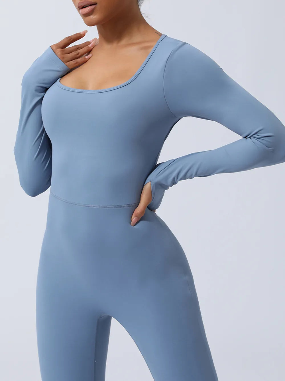 Combinaison de Sport Femme Dos Ouvert Sculptant