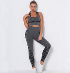 Ensemble de Sport Femme Camouflage Sans Coutures – Legging Taille Haute & Brassière