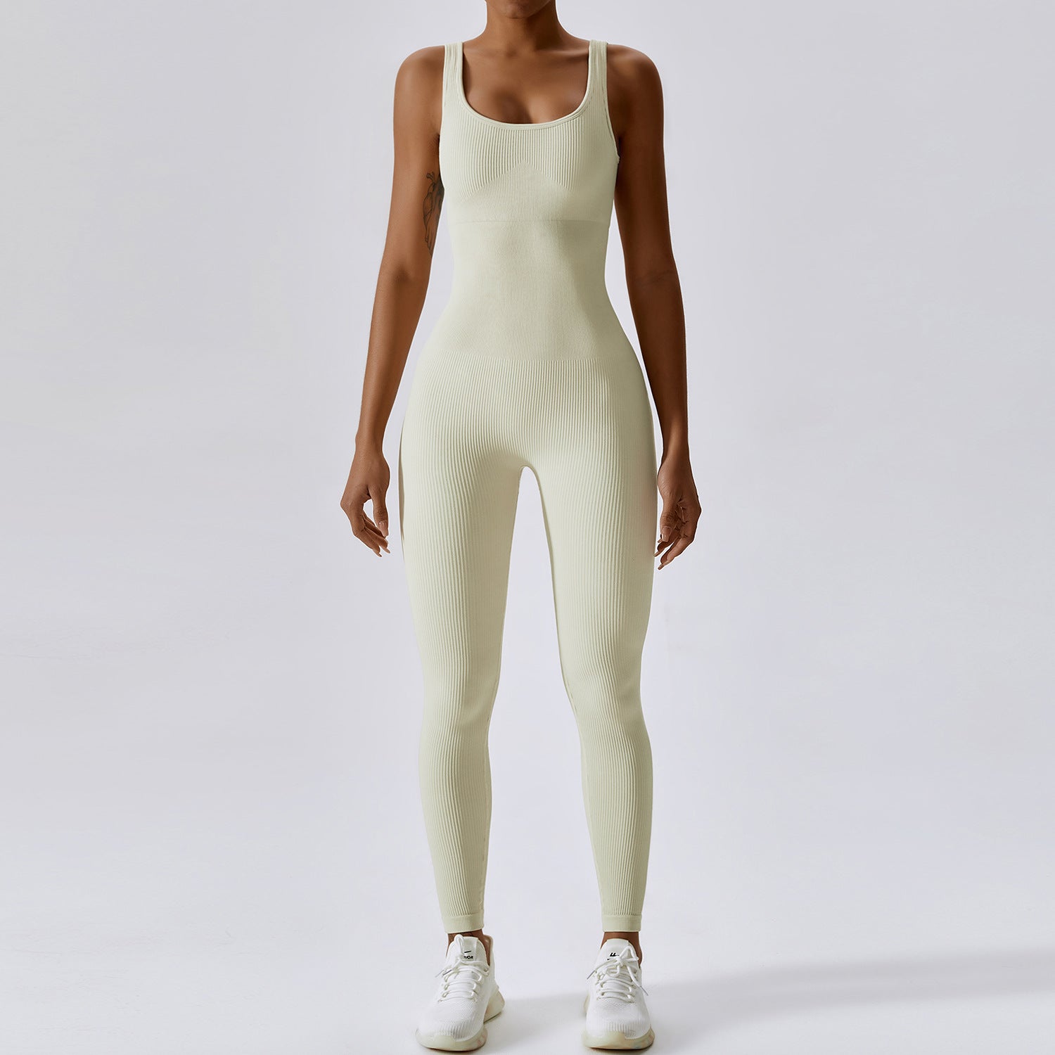 Combinaison de Sport Femme Côtelée