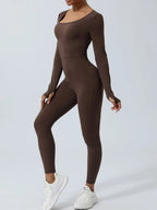 Combinaison de Sport Femme Dos Ouvert Sculptant