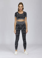 Ensemble de Sport Femme Sans Coutures – Legging Taille Haute & Brassière