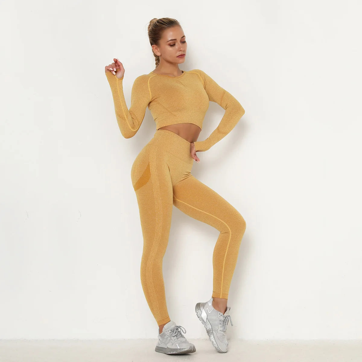 Ensemble de Sport Femme Sans Coutures