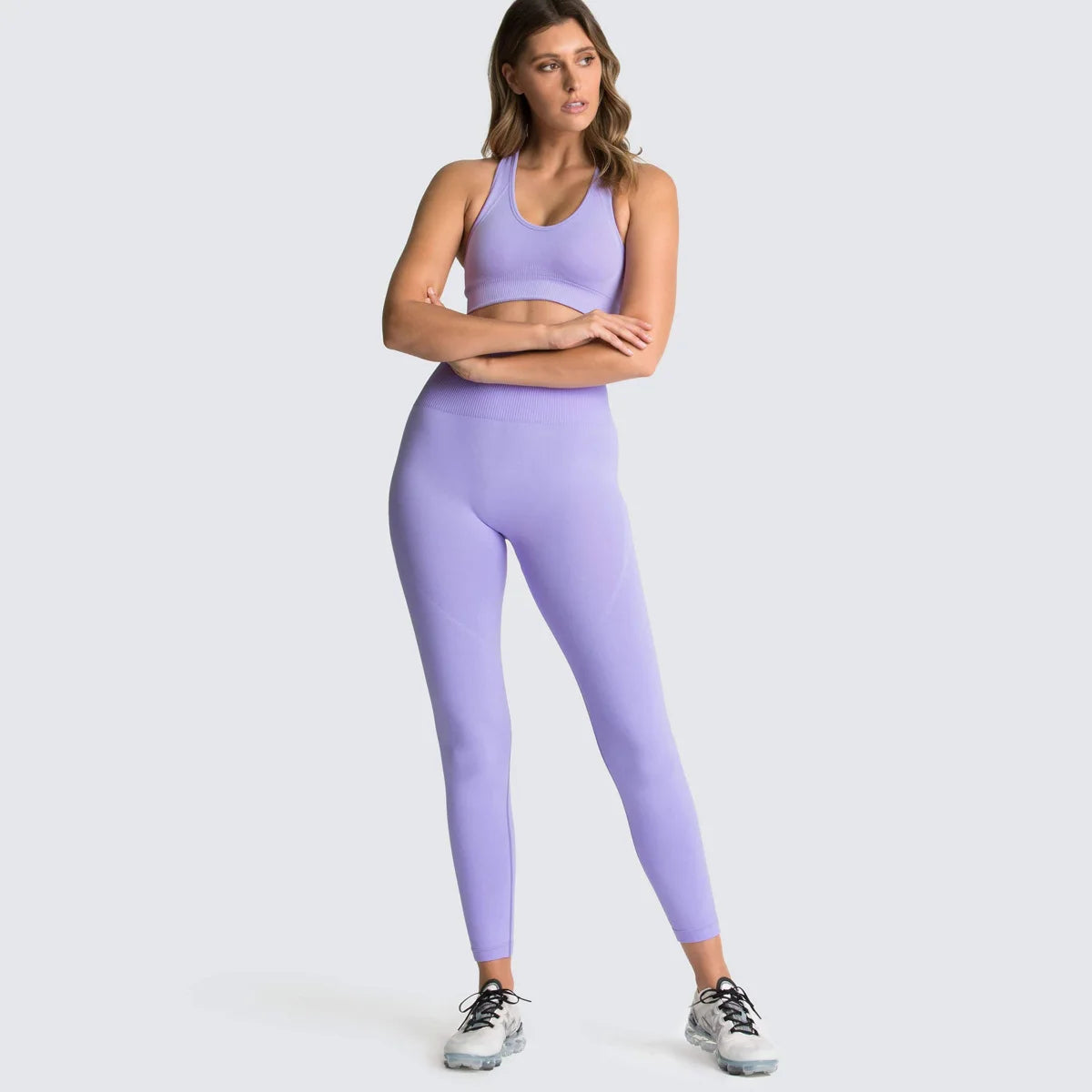 Ensemble Fitness Femme Sculptant – Legging Taille Haute
