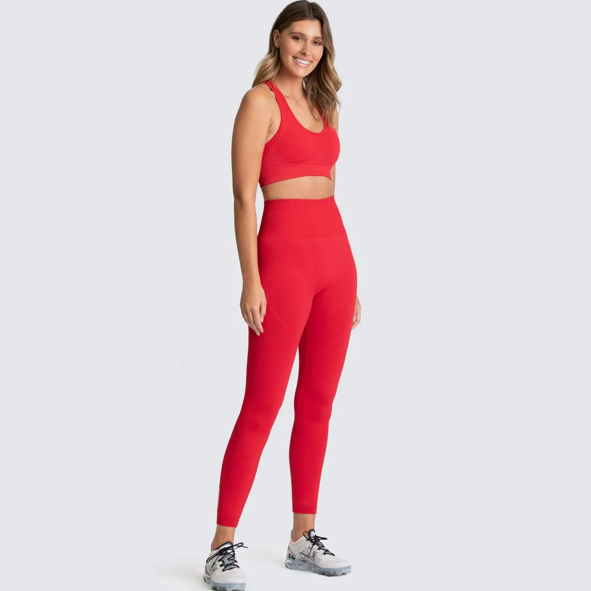 Ensemble Fitness Femme Sculptant – Legging Taille Haute